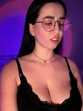 Emylia — play with naked tits (close to cam)
